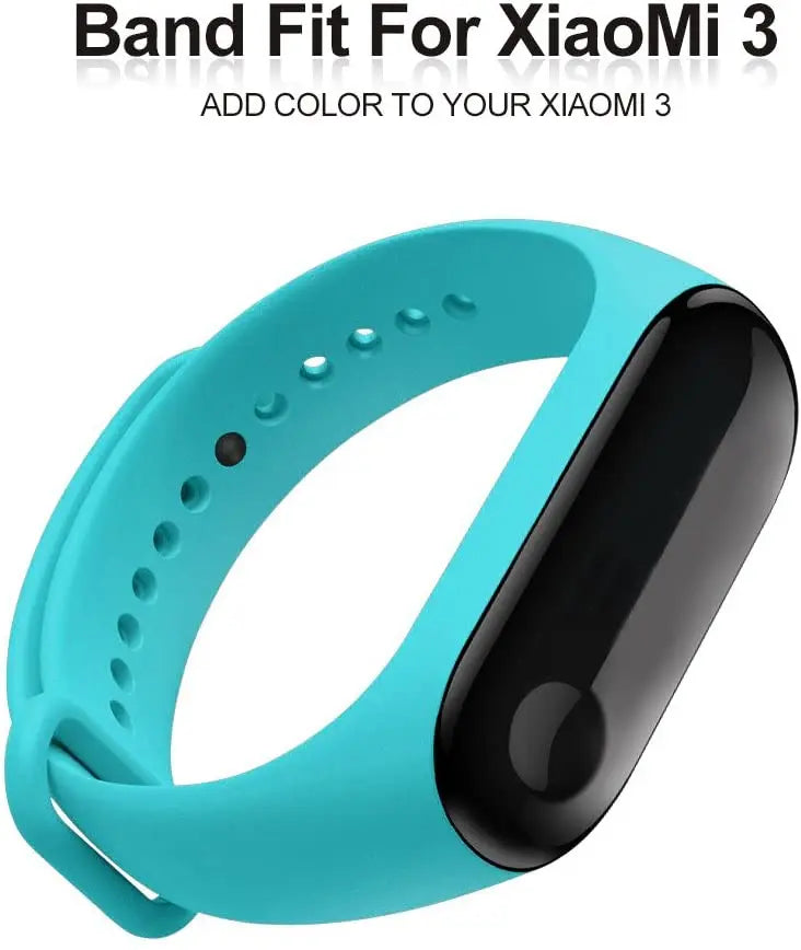 Strap for Mi Band 7 6 5 4 3 Bracelet Xiaomi Mi Band 5 4 Strap Silicone Sport Watchband for Wristband 7 6 3 Replacement Wristband