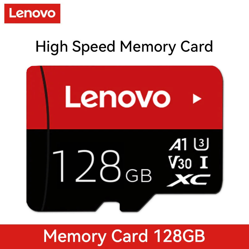 Lenovo Memory Card 512GB 256GB 128GB 64GB 32GB U3 V30 4K Full HD Micro TF Mini SD Card TF Memory Flash Card for Phone/Computer