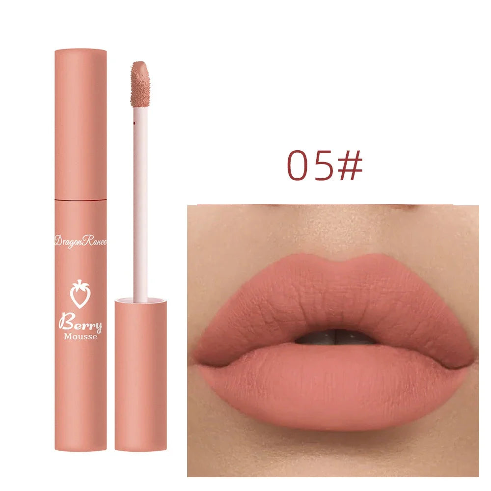 No Dipped Cup Waterproof Velvet Matte Lipstick Long Lasting Non-stick Liquid Lipsticks Women Makeup Lip Gloss Lipsalve Cosmetics