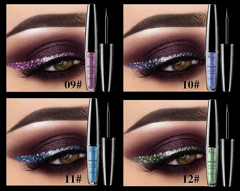 16 Colors Liquid Eyeliner Waterproof Long-lasting Silkworm Highlighter Colored Eyeliner Non-Flowering Eyeliner Eye Makeup