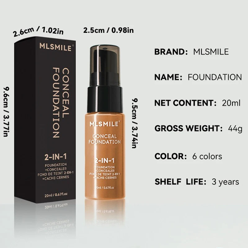 Oil Control Pre-Makeup Foundation Matte Liquid Concealer BB Cream Facial Primer Natural Lasting Waterproof Foundation Makeup