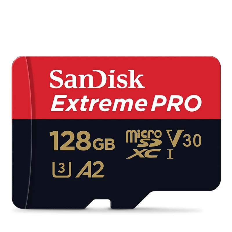 SanDisk Extreme Pro Flash 128GB Card Micro SD Card SDXC UHS-I 400GB 256GB 64GB U3 V30 TF Card Memory Card Adapter for Camera DJI