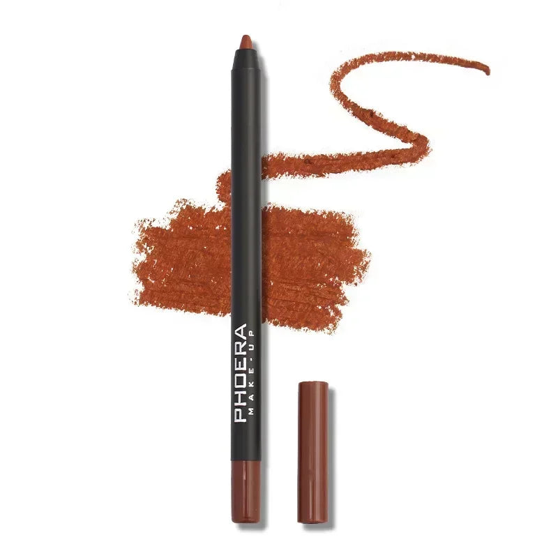 Sexy Red Lip liner Pencil Matte Lipstick Pen Long Lasting Waterproof Lips Contour Makeup Lips Smooth Nude Lipliner Pen Cosmetics