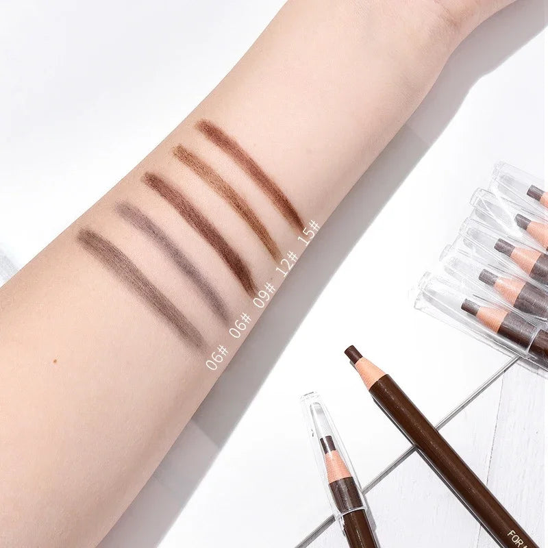 5pcs Professional Microblading Pencil Permanent Eyebrow Pencil Tattoo Waterproof Art Tint Makeup Eye Brow Pen Enhancers Cosmetic