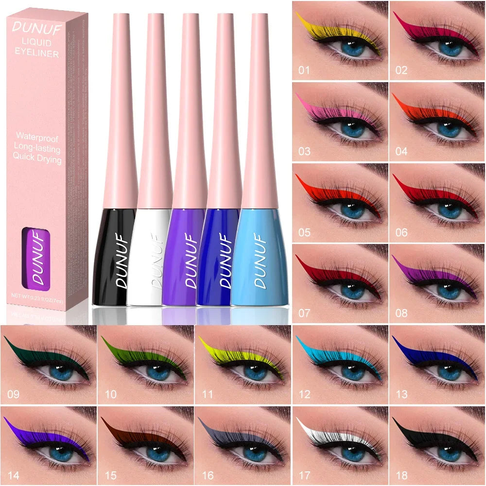 Blue Eye Liner Pen Liquid Eyeliner Pencil Eye Makeup Ultra-thin Long-Lasting Quick-Dry Eye Liner Original Korean Makeup Cosmetic