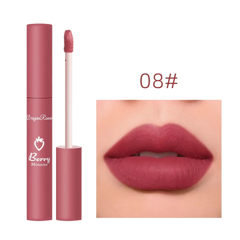 No Dipped Cup Waterproof Velvet Matte Lipstick Long Lasting Non-stick Liquid Lipsticks Women Makeup Lip Gloss Lipsalve Cosmetics