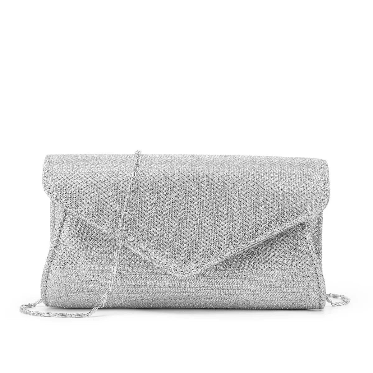 New Banquet Bag Cross border Handmade Fashion Flash Material Handheld Underarm Crossbody Bag Banquet Bag