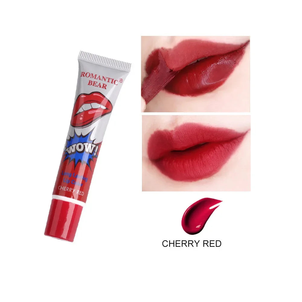 Magic 6 Colors Peel Liquid Lipstick Waterproof Lasting No Fading Lip Ink Tear Lip Gloss Tattoo Dyed Lip Glaze Lips Cosmetics