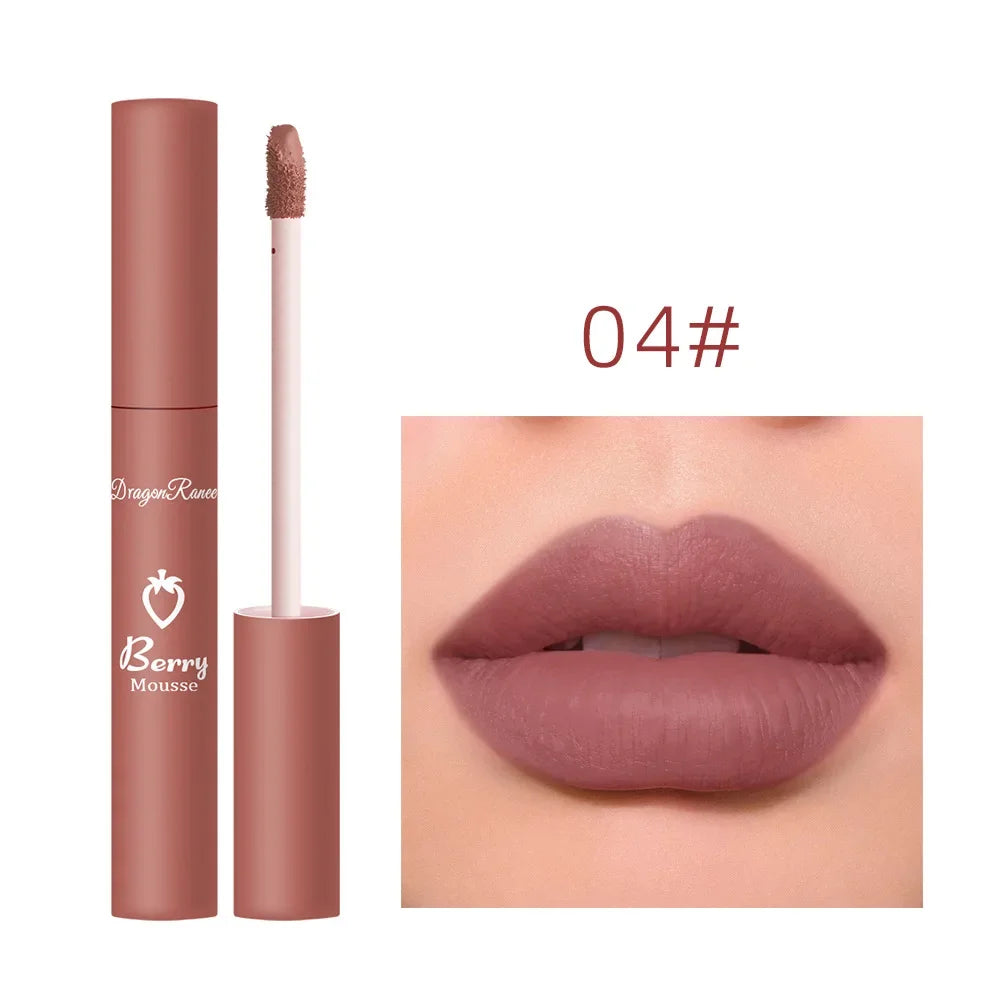 No Dipped Cup Waterproof Velvet Matte Lipstick Long Lasting Non-stick Liquid Lipsticks Women Makeup Lip Gloss Lipsalve Cosmetics