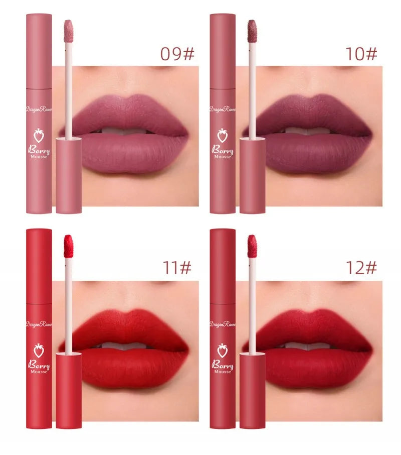 No Dipped Cup Waterproof Velvet Matte Lipstick Long Lasting Non-stick Liquid Lipsticks Women Makeup Lip Gloss Lipsalve Cosmetics