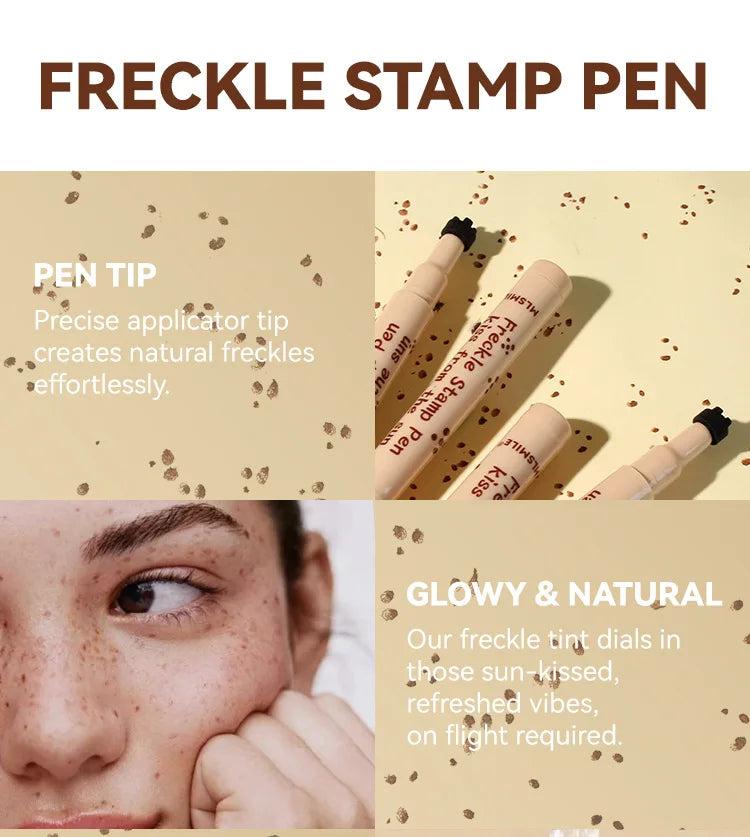 Natural Freckle Pen Waterproof Simulation Fake Spot Makeup Tool Lasting Waterproof Face Dot Spot Pen Eyeliner Korean Cosmetics