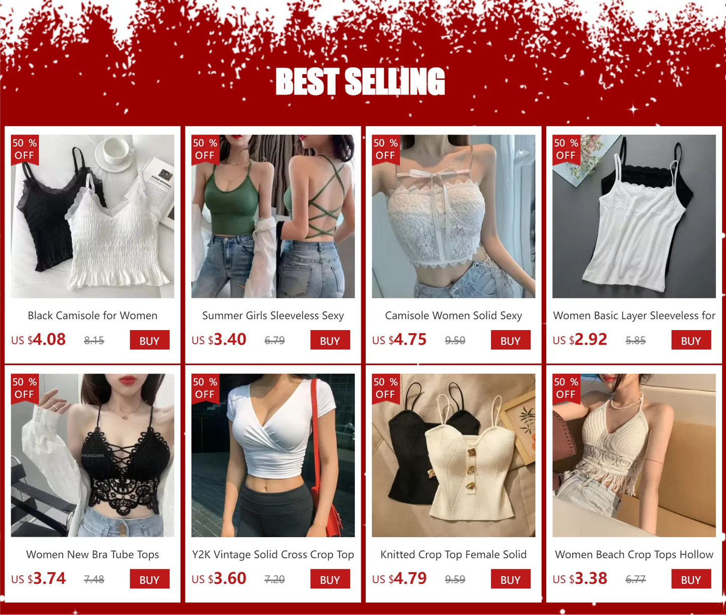 Y2k Clothes Blouses Sexy Crop Tops Women Corset Lace Bandage T-shirt Camisole Woman Sling Tank Top Fashion Sleeveless Waistcoat