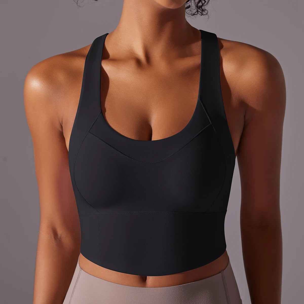 Nylon Sexy Women's Sports Bra Top Women Tight Elastic Gym Sport Yoga Bras Crop Top Yoga Clothes Stretch Women Sports Underwear