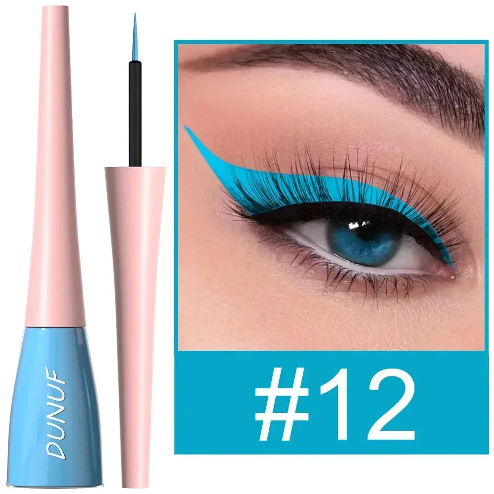 Blue Eye Liner Pen Liquid Eyeliner Pencil Eye Makeup Ultra-thin Long-Lasting Quick-Dry Eye Liner Original Korean Makeup Cosmetic