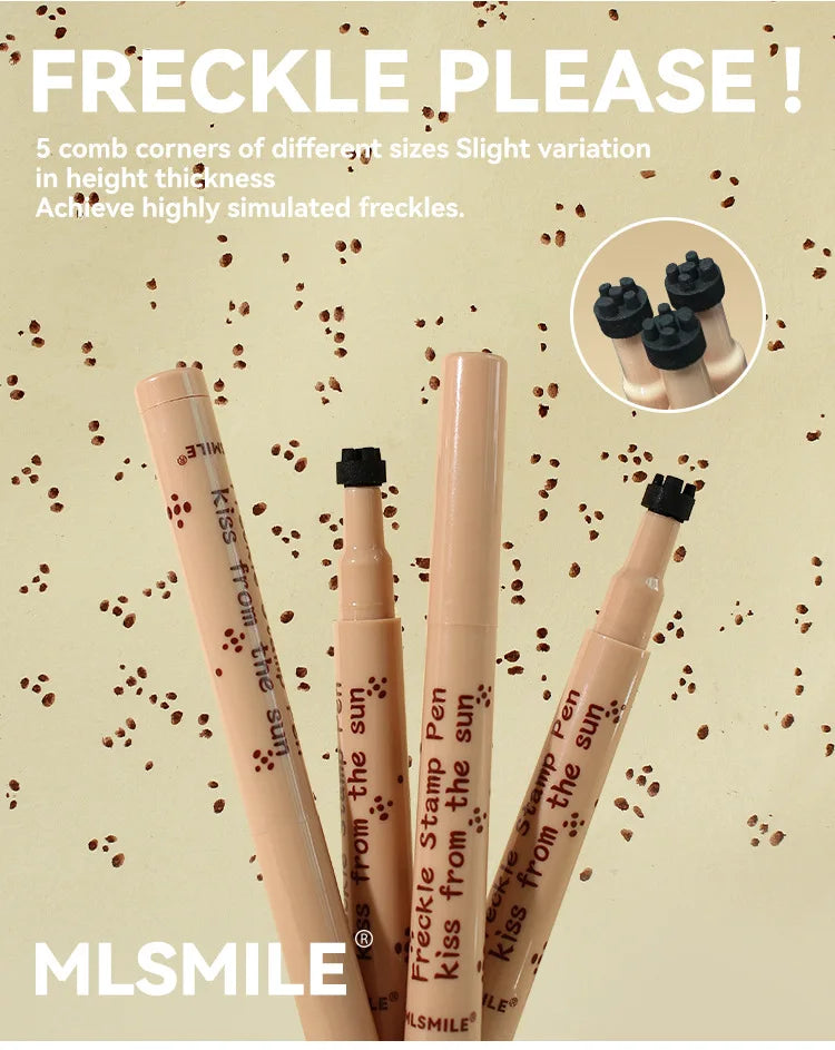 Natural Freckle Pen Waterproof Simulation Fake Spot Makeup Tool Lasting Waterproof Face Dot Spot Pen Eyeliner Korean Cosmetics