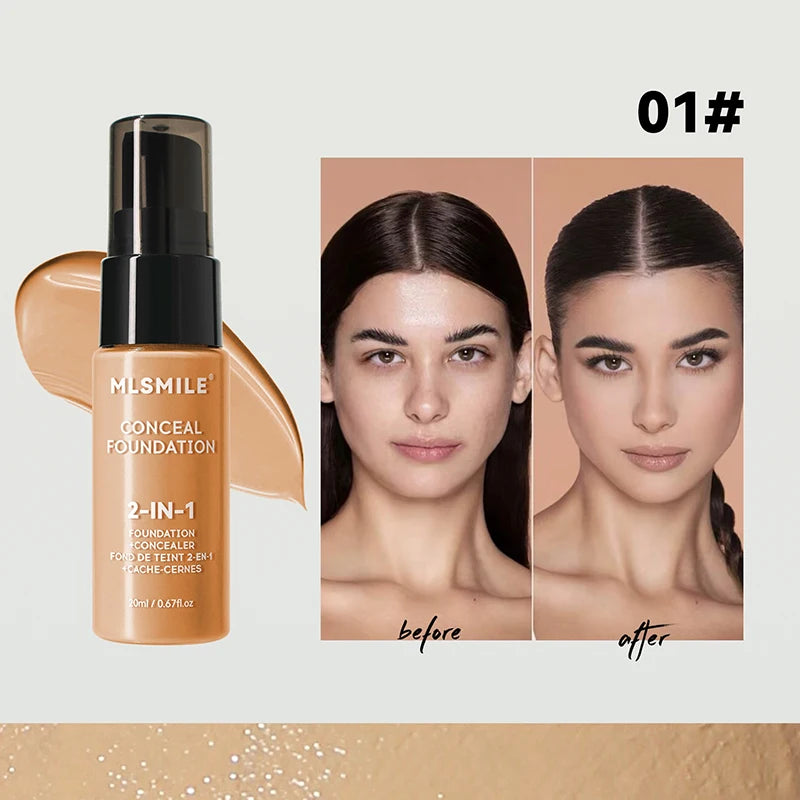 Oil Control Pre-Makeup Foundation Matte Liquid Concealer BB Cream Facial Primer Natural Lasting Waterproof Foundation Makeup