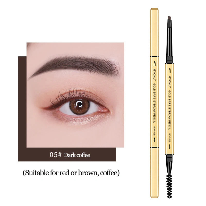 Double Head Eyebrow Pencil Long Lasting Waterproof 5 Colors Eye Brow Pen Tint Mascara Enhance Cosmetics Beauty Women Makeup