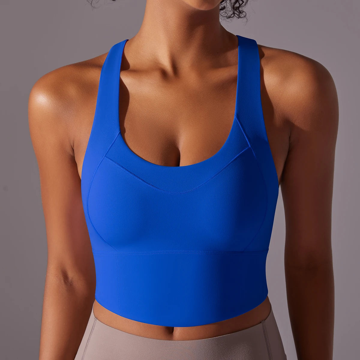 Nylon Sexy Women's Sports Bra Top Women Tight Elastic Gym Sport Yoga Bras Crop Top Yoga Clothes Stretch Women Sports Underwear