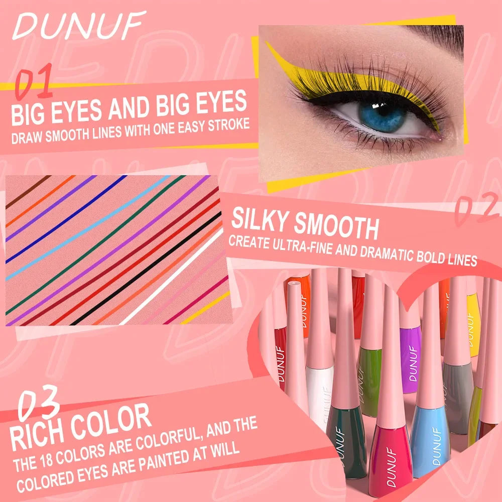 Blue Eye Liner Pen Liquid Eyeliner Pencil Eye Makeup Ultra-thin Long-Lasting Quick-Dry Eye Liner Original Korean Makeup Cosmetic