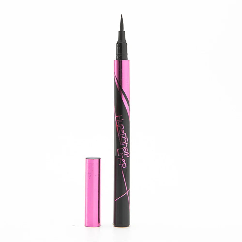 Black Liquid Eyeliner Natural Smooth Eye Liner Pencil Lasting Waterproof Quick Dry Non-Smudging Eye Durable Makeup Cosmetics