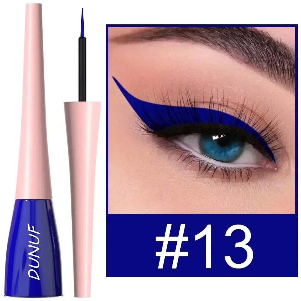 Blue Eye Liner Pen Liquid Eyeliner Pencil Eye Makeup Ultra-thin Long-Lasting Quick-Dry Eye Liner Original Korean Makeup Cosmetic