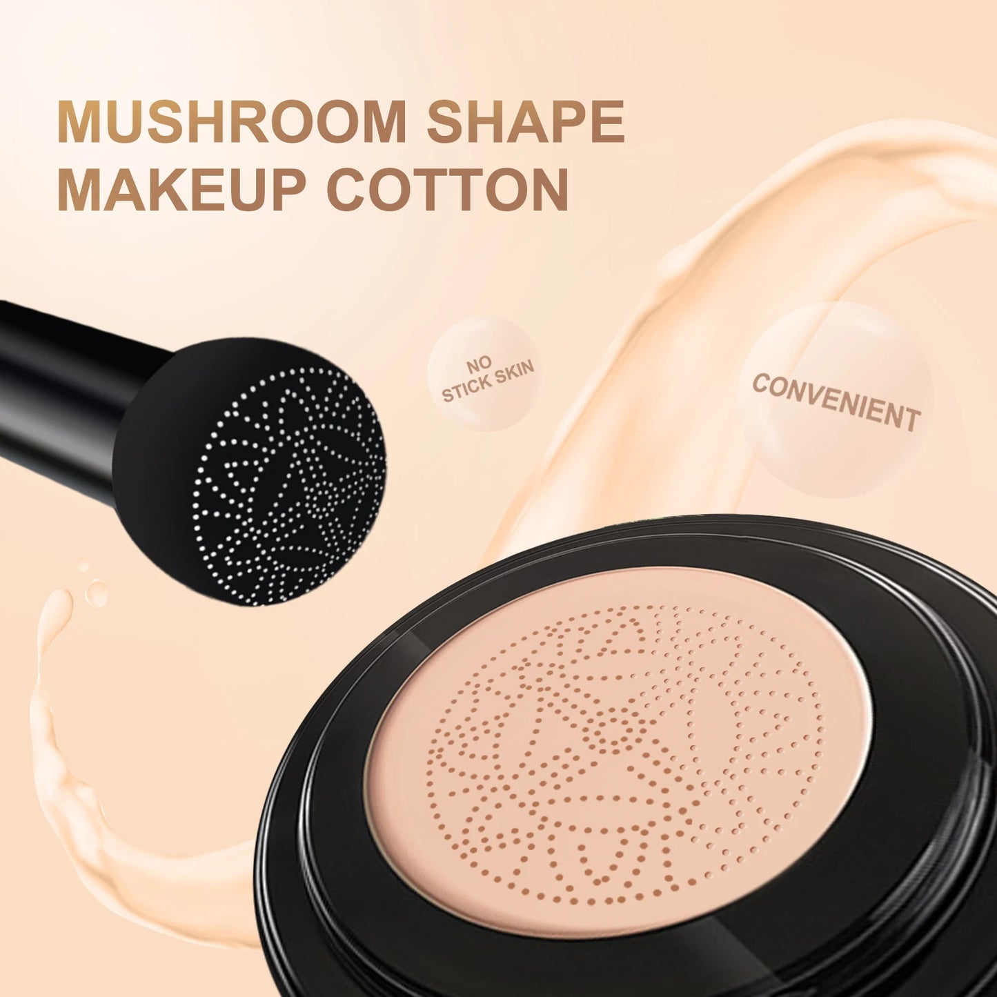 Mushroom Head Air Cushion BB Cream Waterproof Moisturizing Face Cosmetics Brightening Makeup Base Magic Cream Foundation