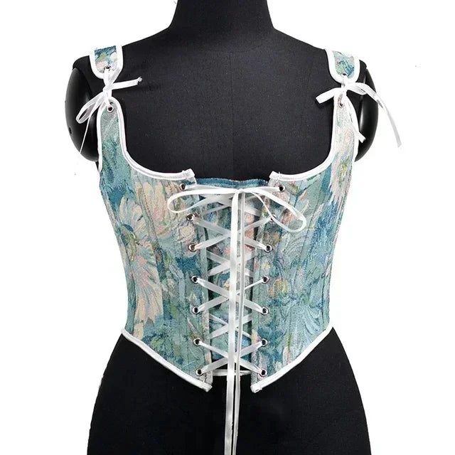 Sexy Lolita Corset Shaper Ladies Slimming Bandage Corsets Underbust Bustier Top Women Lingerie Elegant Streetwear Clothes Blusas