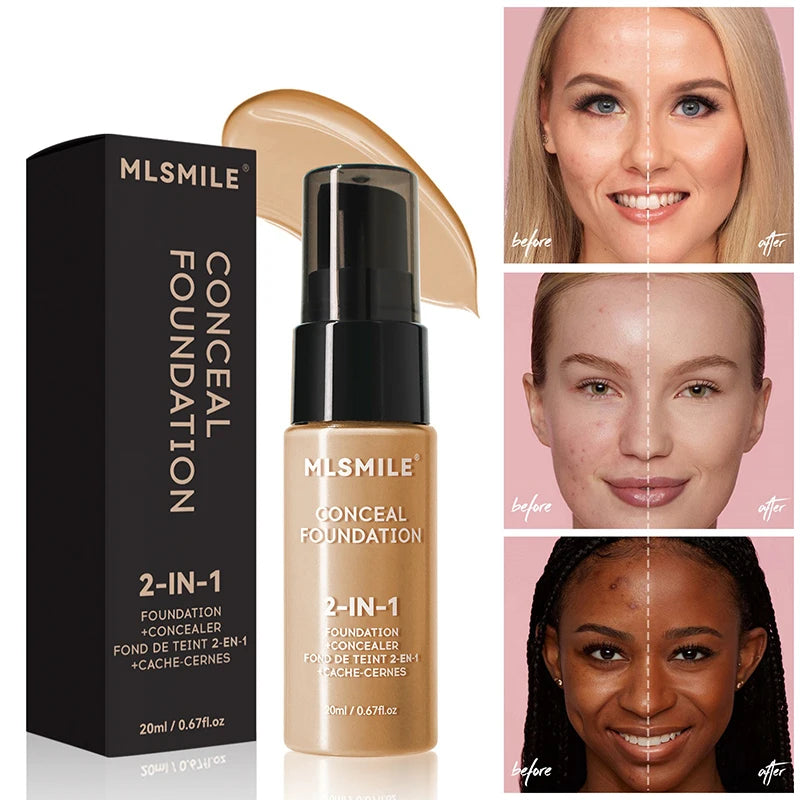 Oil Control Pre-Makeup Foundation Matte Liquid Concealer BB Cream Facial Primer Natural Lasting Waterproof Foundation Makeup