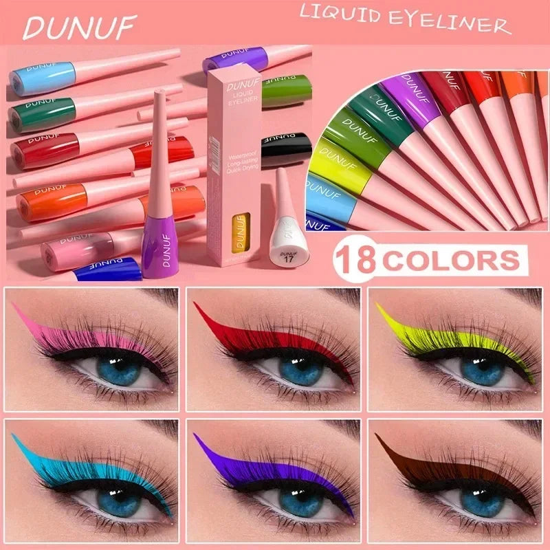 Blue Eye Liner Pen Liquid Eyeliner Pencil Eye Makeup Ultra-thin Long-Lasting Quick-Dry Eye Liner Original Korean Makeup Cosmetic