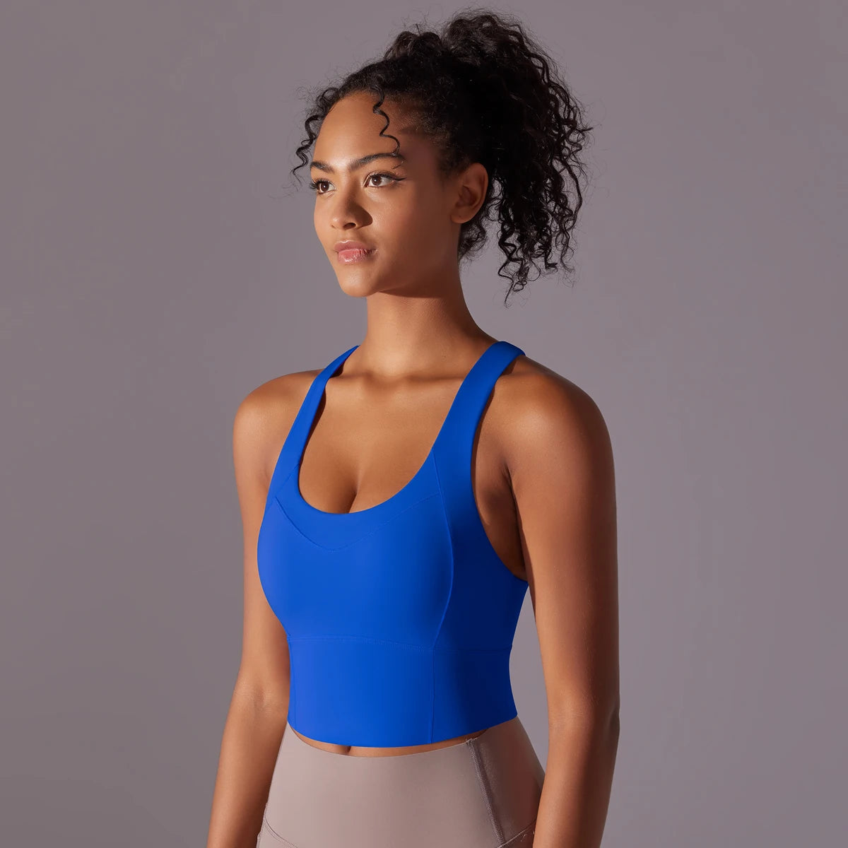 Nylon Sexy Women's Sports Bra Top Women Tight Elastic Gym Sport Yoga Bras Crop Top Yoga Clothes Stretch Women Sports Underwear