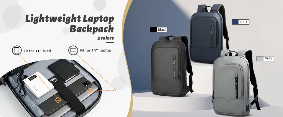 Heroic Knight Travel Backpack Men Business Backpack School Expandable USB Bag Large Capacity 15.6 Laptop Waterproof Backpack Bag