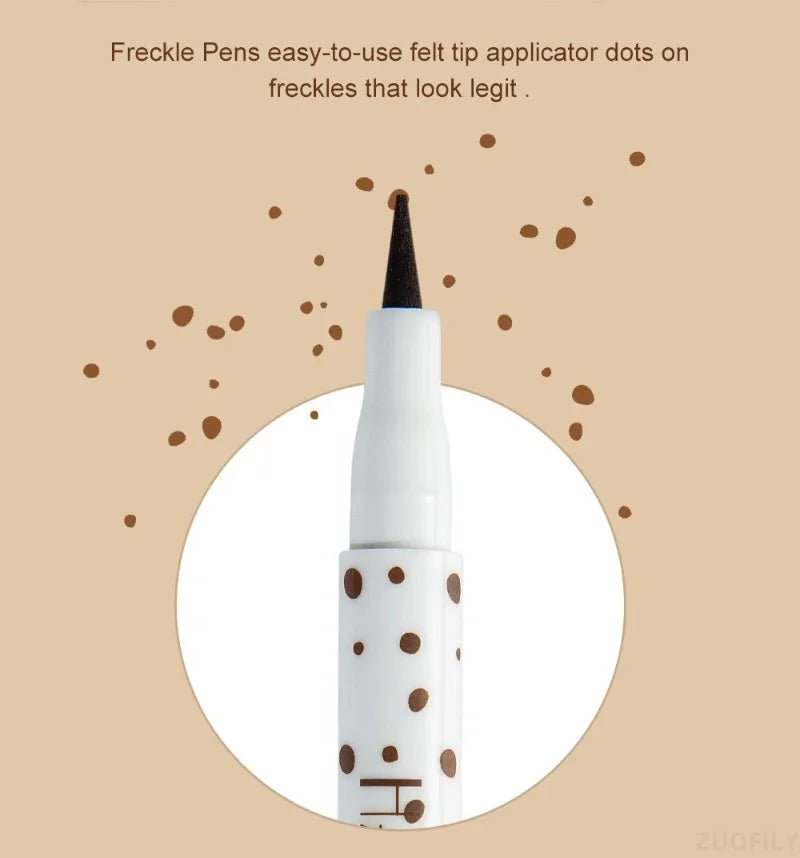 1PC Face Fake Freckles Pen Natural Waterproof Lifelike Fake Freckles Pen for Long Lasting Look Dot Spot Pen Makep Tool Cosmetic