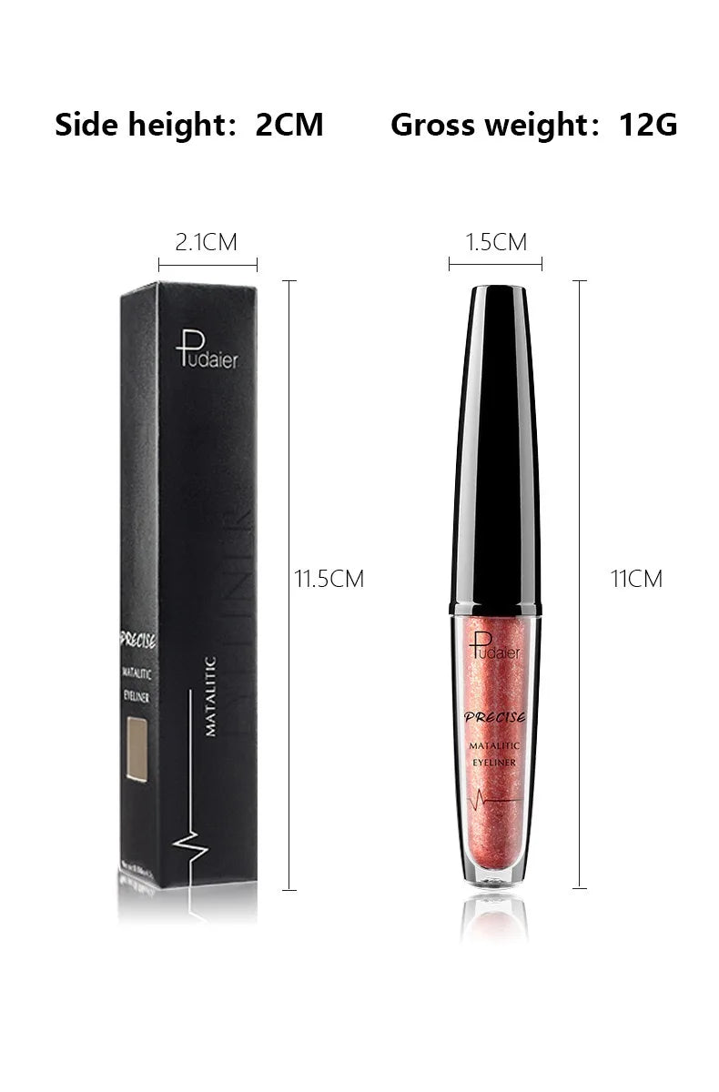 16 Colors Liquid Eyeliner Waterproof Long-lasting Silkworm Highlighter Colored Eyeliner Non-Flowering Eyeliner Eye Makeup