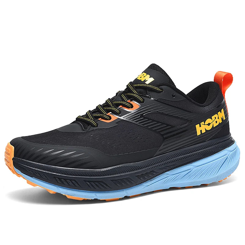 Marathon Professional Running Shoes Thick-Soled Comfortable Men's Summer 2024 New Non-Slip Shock-Absorbing Wear-Resistant Sports